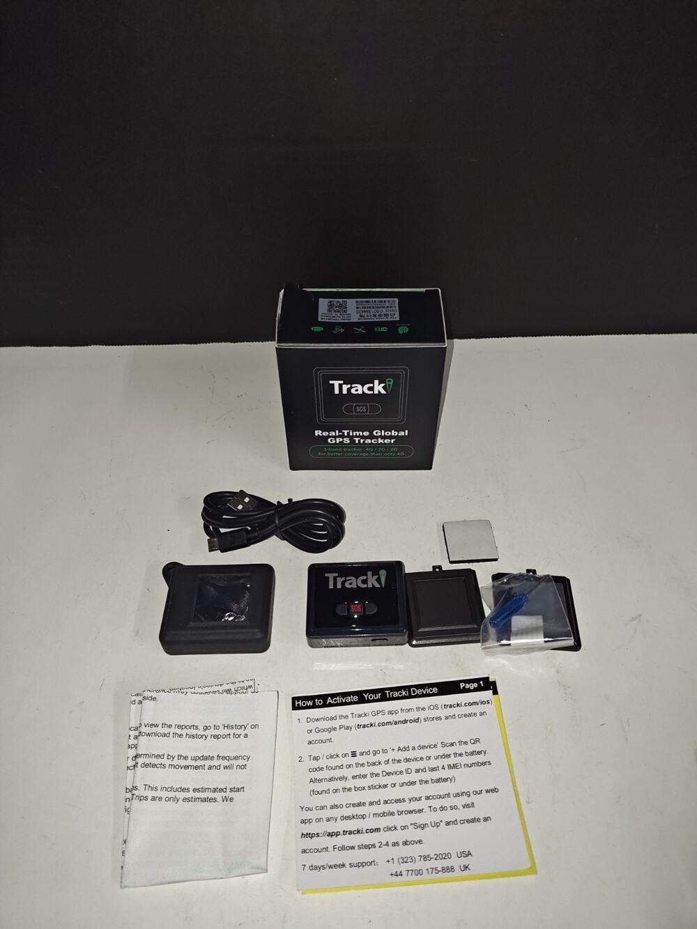 Tracki 3-Band Real-Time Global GPS Safety Tracker TRKM010B
